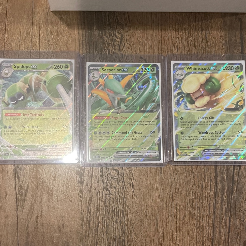 Pokemon Card Set - Green and Yellow
